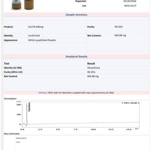 GLUTATHIONE (600-1500MG)