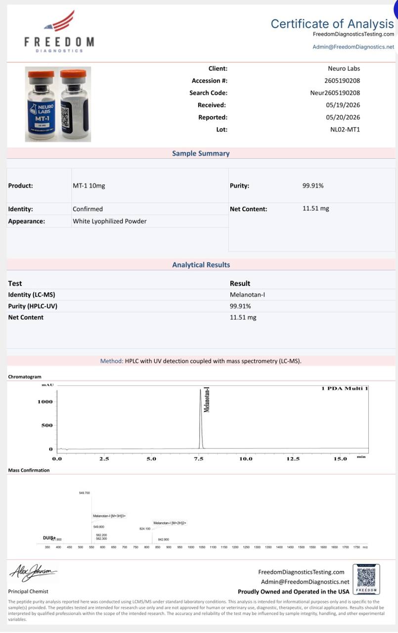 Melanotan I (10MG)